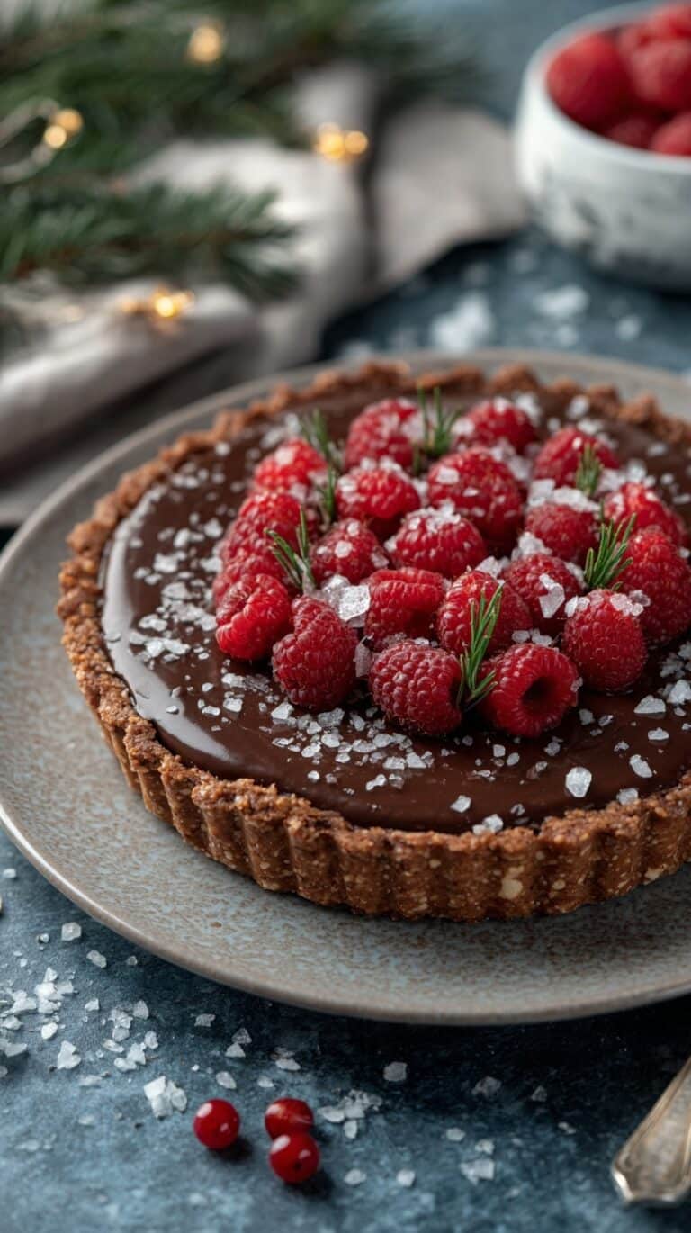Decadent Chocolate Raspberry Tart Recipe