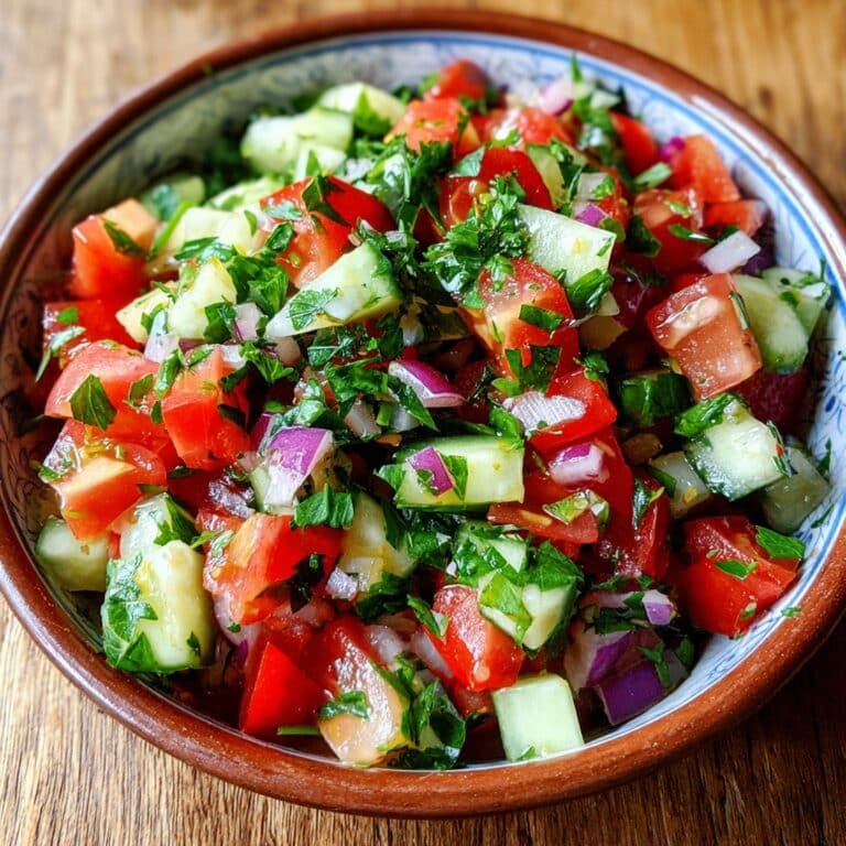 Refreshing Fattoush Salad with Toasted Pita and Lemon Dressing Recipe