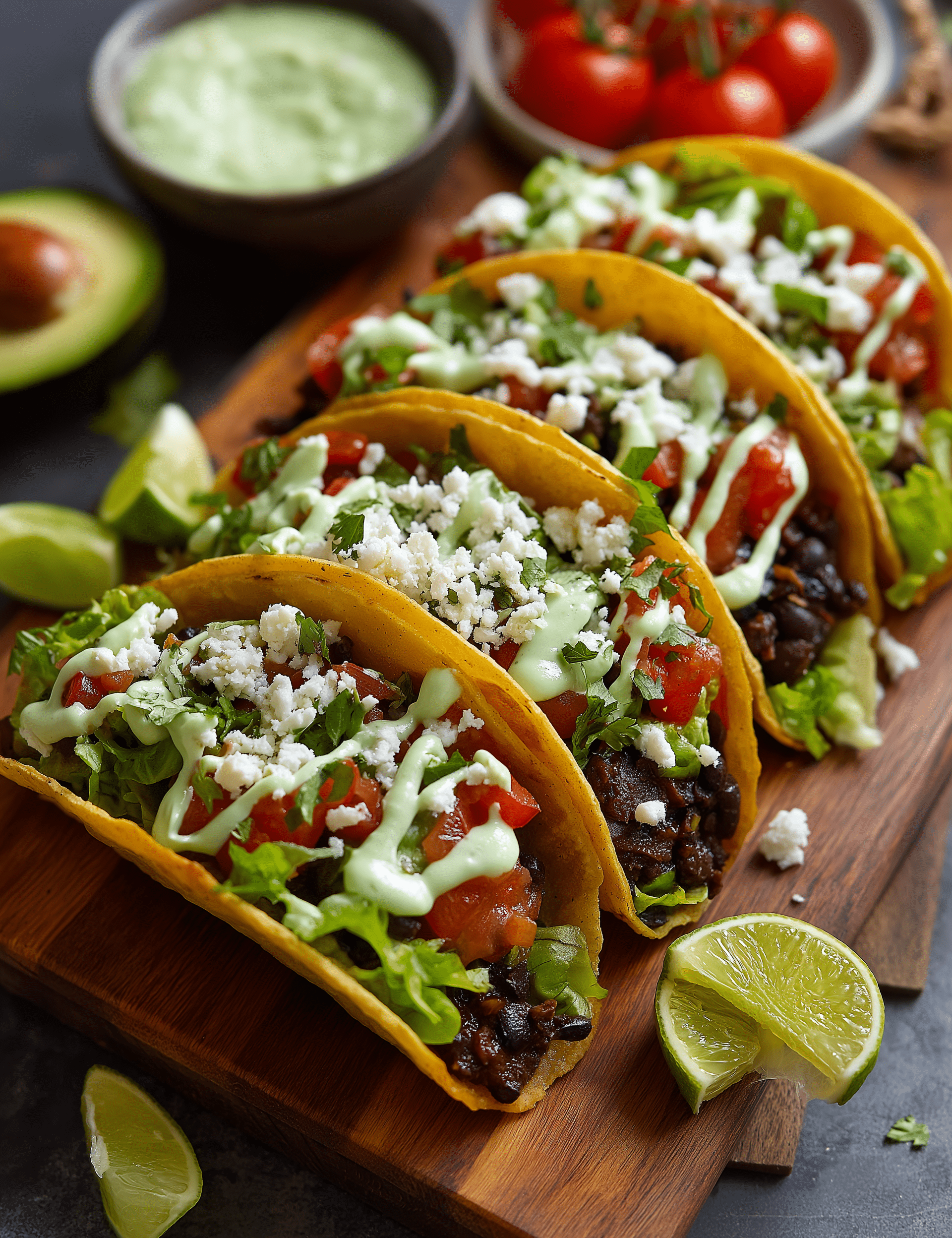 Creamy Avocado & Roasted Sweet Potato Tacos Recipe - Recipe Image