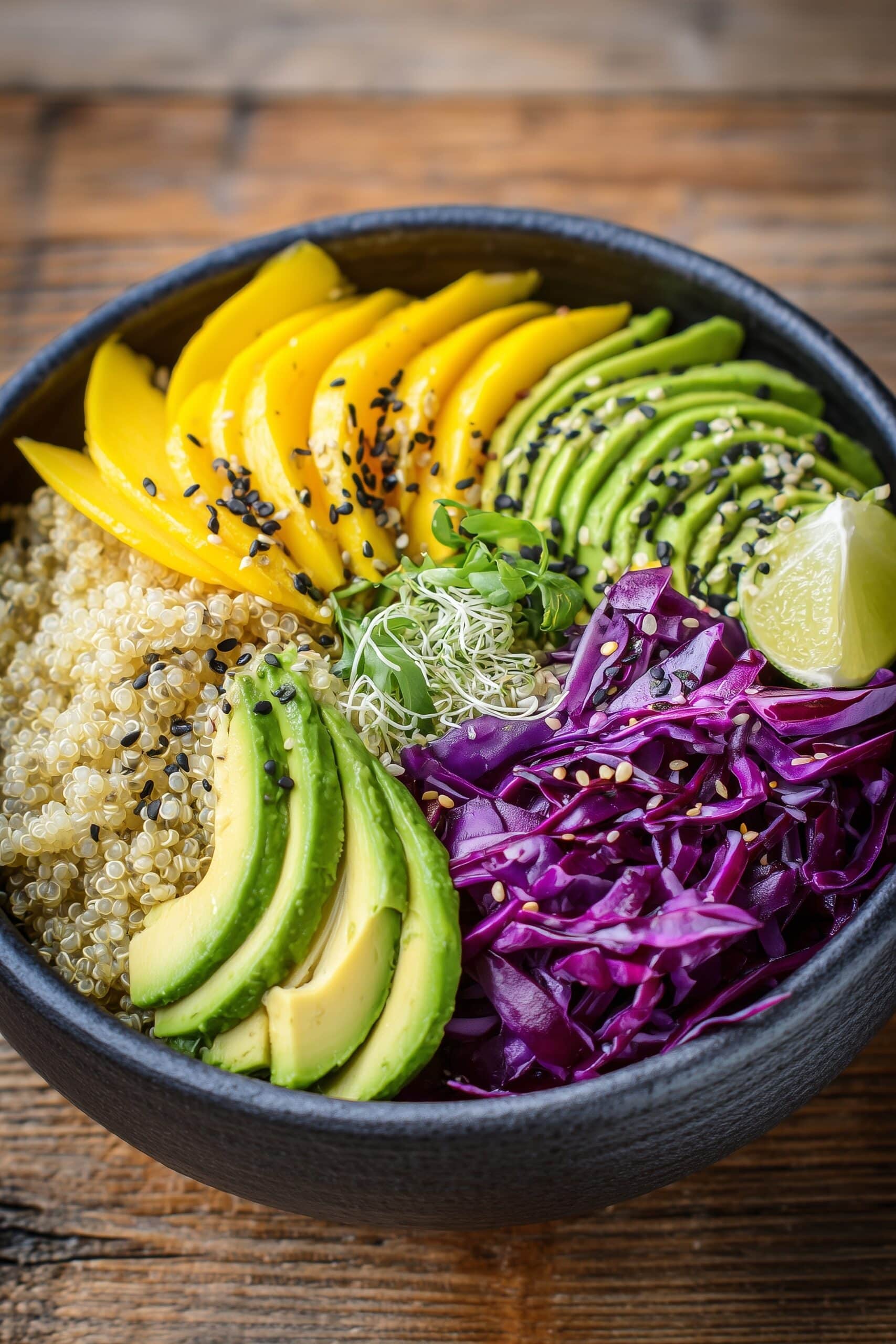 Colorful Quinoa and Roasted Vegetable Bowl Recipe - Recipe Image