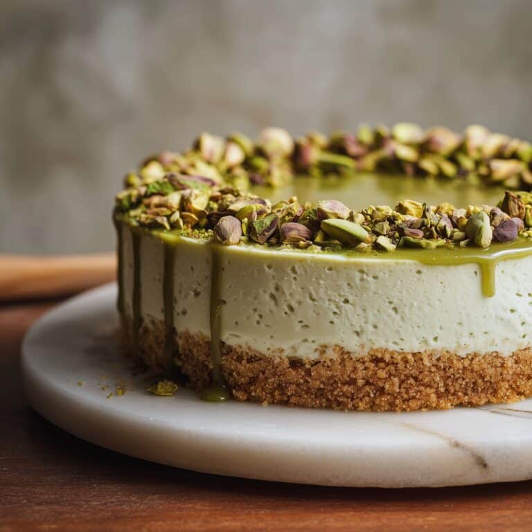 Pistachio Cream Cheese Cake Recipe