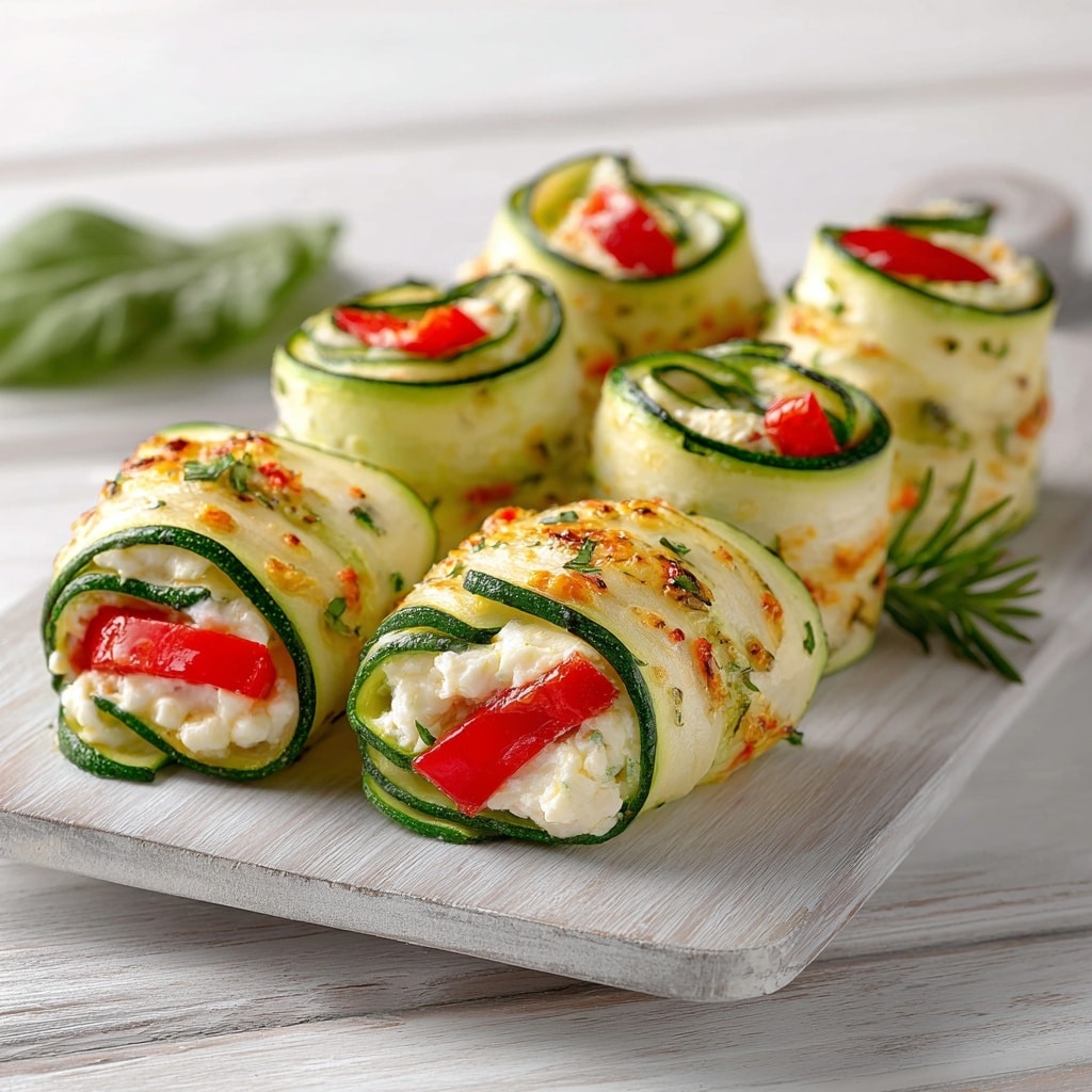 Zucchini Rollatini with Ricotta and Marinara Recipe - Recipe Image