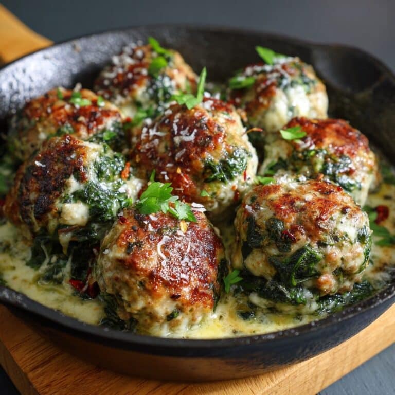 Garlic Parmesan Meatballs Recipe