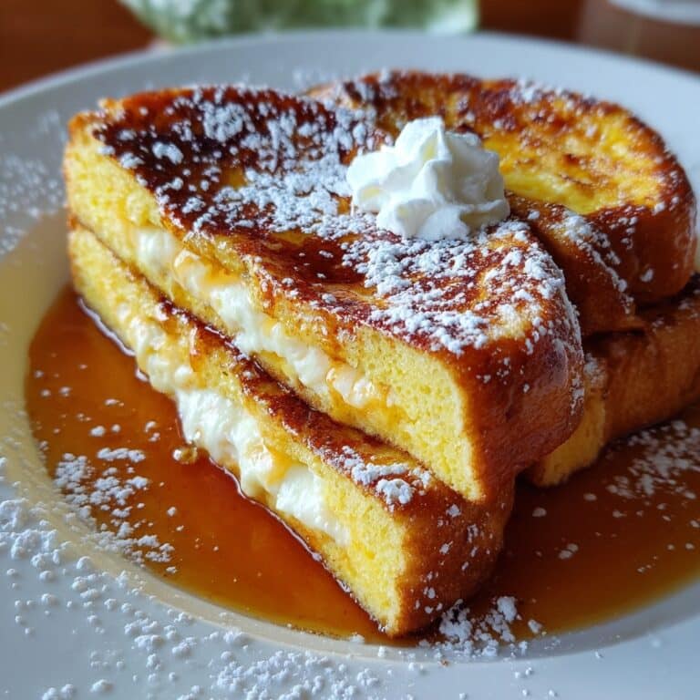 Cheesecake Stuffed French Toast Recipe