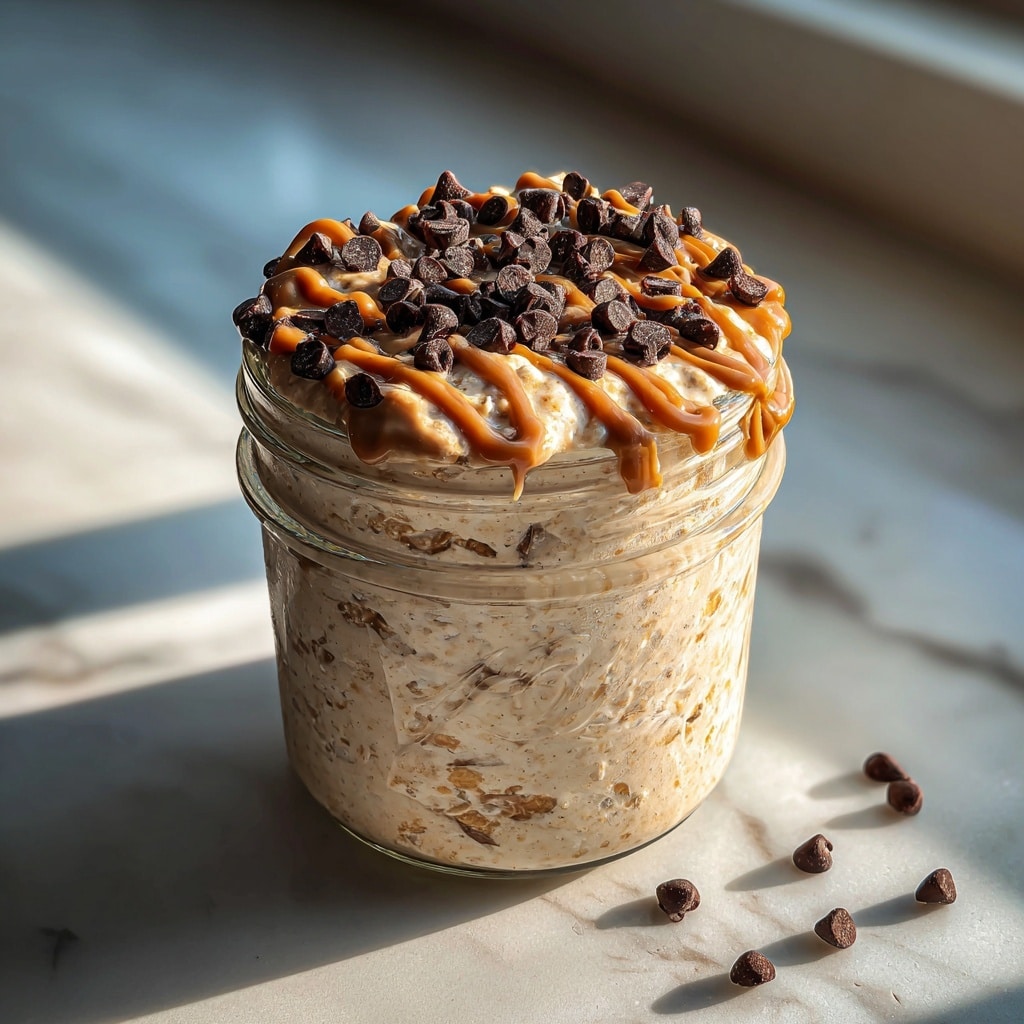 Snickers Overnight Oats Recipe - Recipe Image