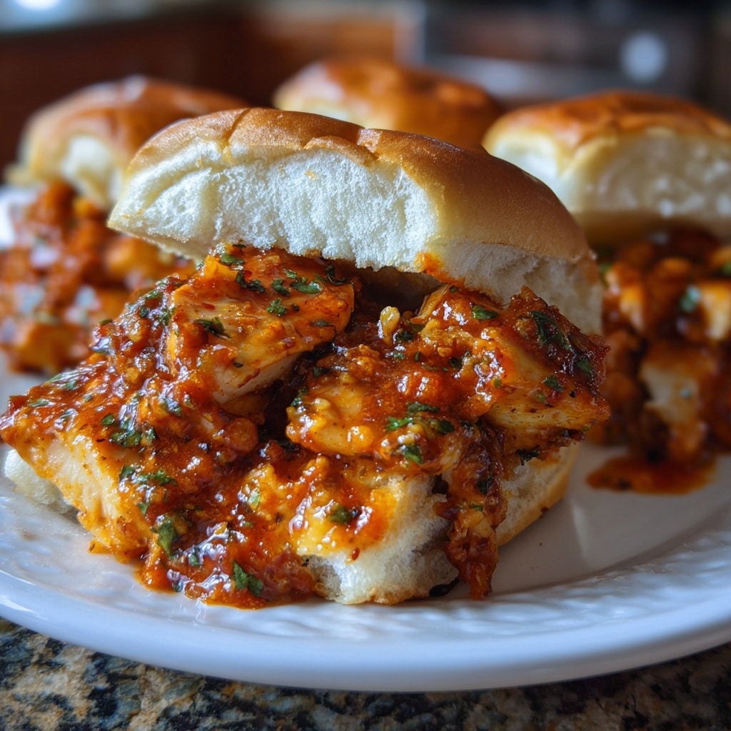 Hot Honey Chicken Sliders Recipe - Recipe Image