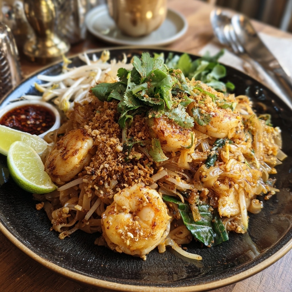 Authentic Thai Shrimp Pad Thai Recipe - Recipe Image