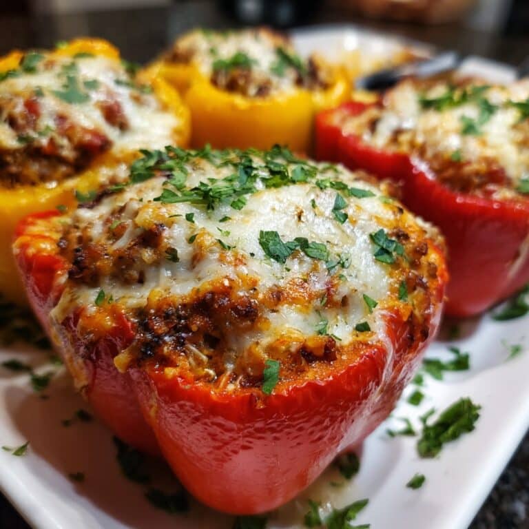 Keto Philly Cheesesteak Peppers Recipe