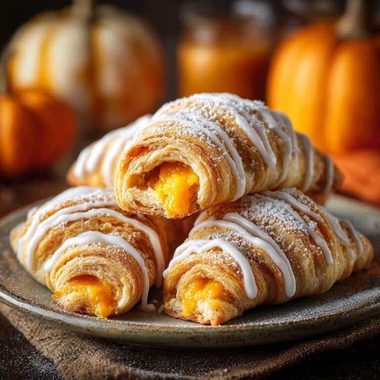 Mini Pumpkin Pie Crescent Rolls Recipe