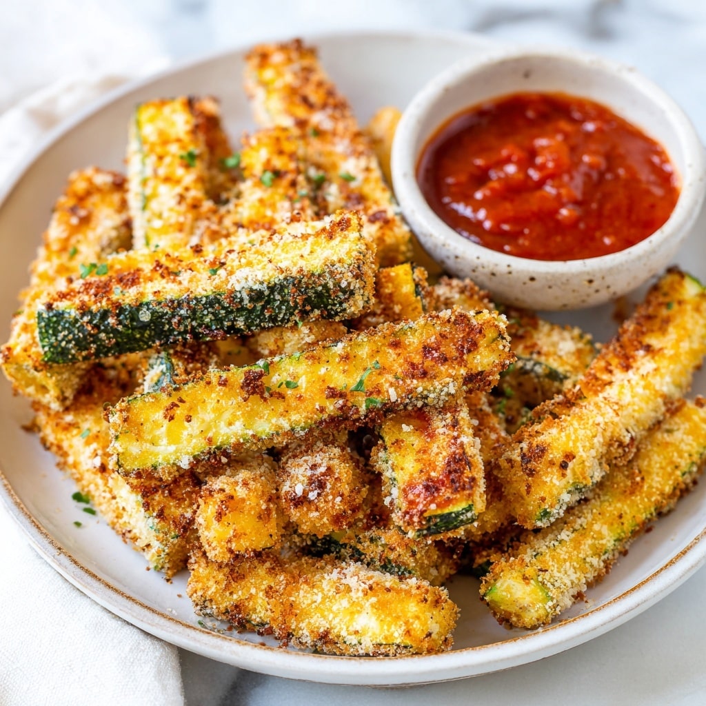 Crispy Air Fryer Zucchini Chips Recipe - Recipe Image