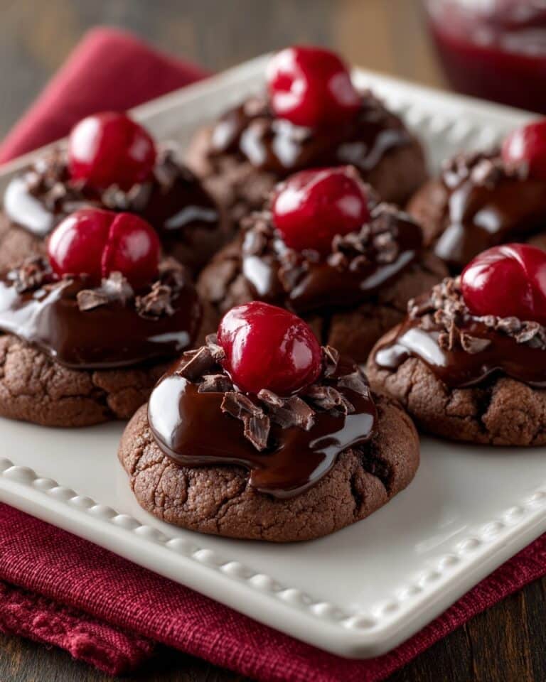 Raspberry Stuffed Brownie Cookies Recipe