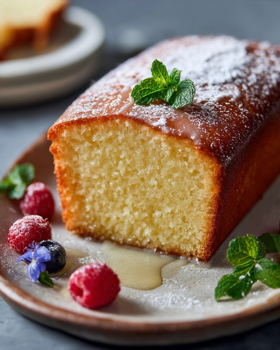 Italian Lemon Pound Cake Recipe - Recipe Image