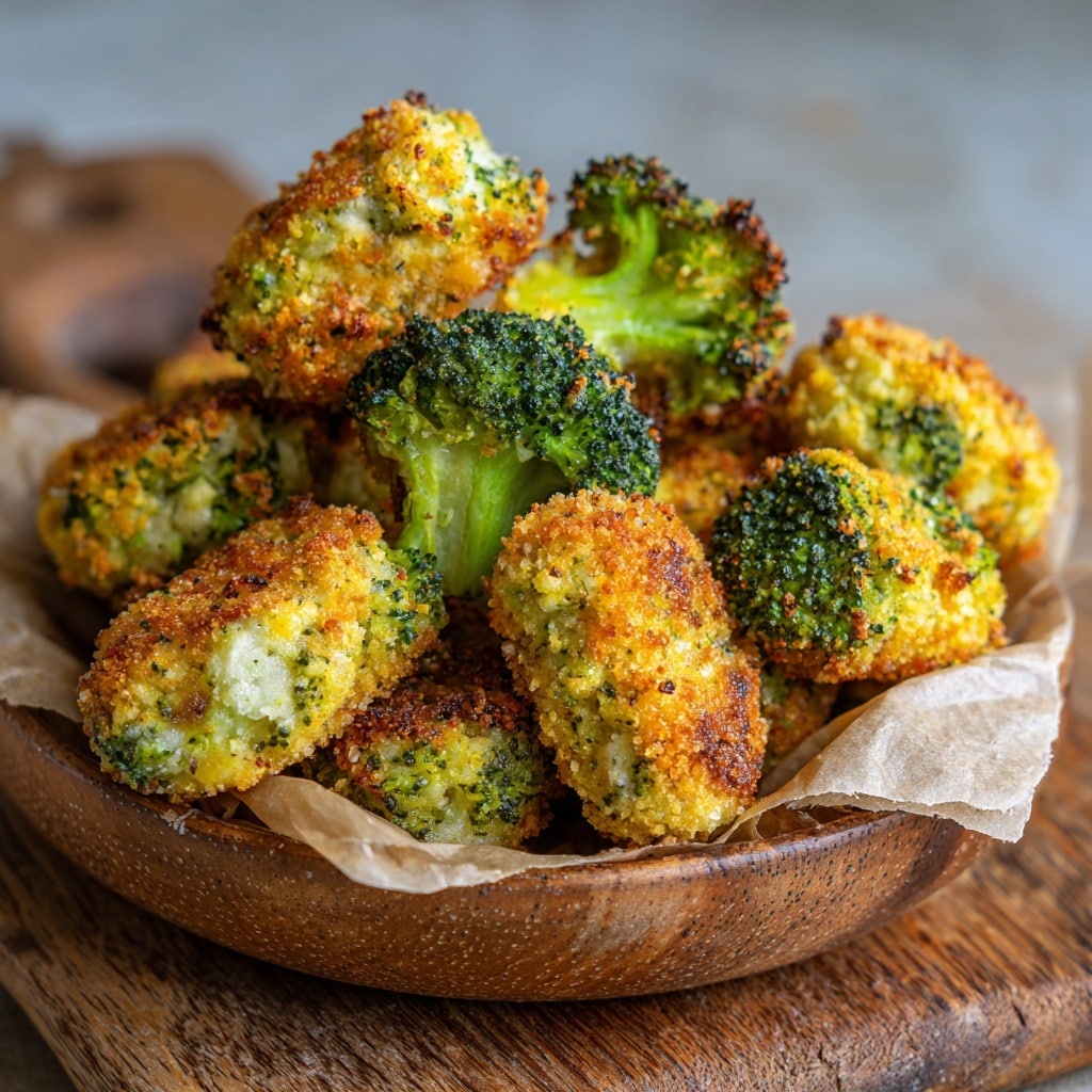 Crispy Broccoli Cheese Rounds Recipe - Recipe Image