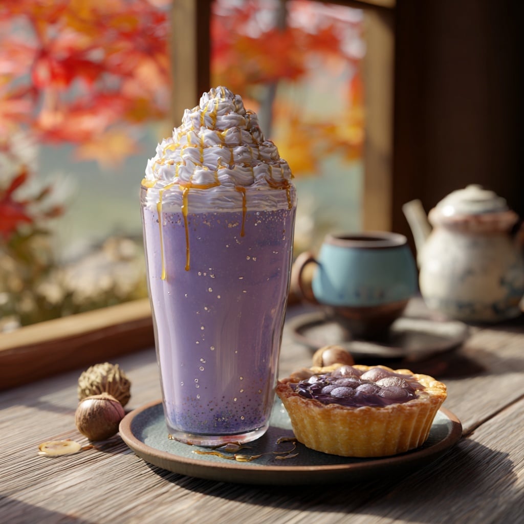 Lavender Honey Milkshake Recipe - Recipe Image