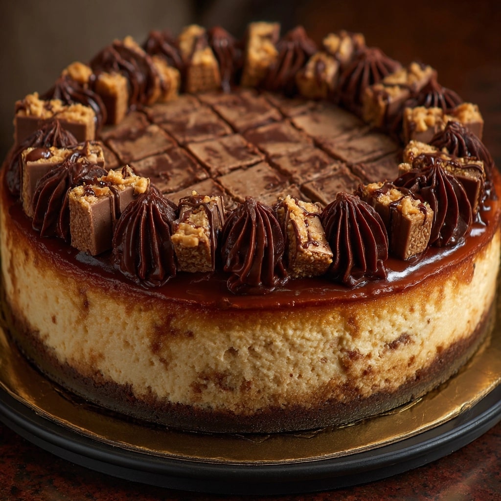 Decadent Chocolate Peanut Butter Cheesecake Recipe - Recipe Image