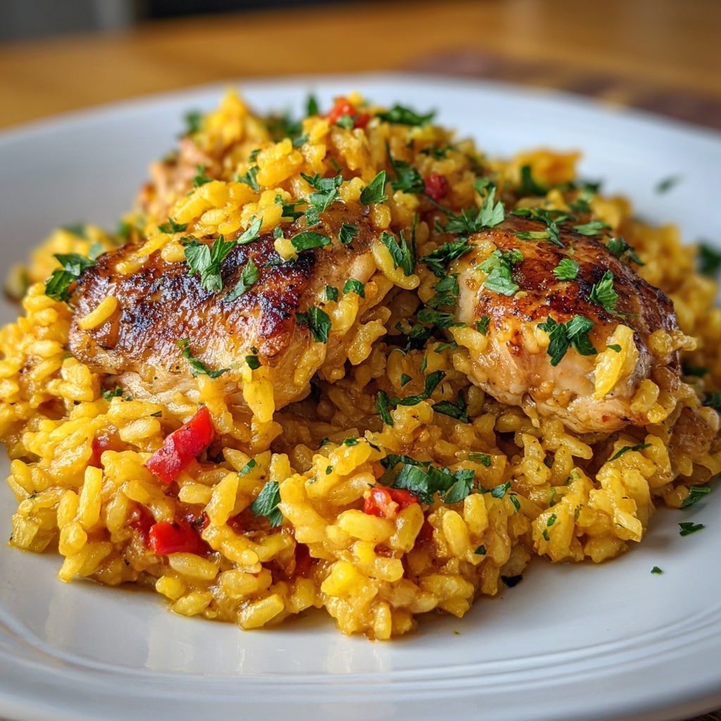 Portuguese Chicken and Rice Recipe - Recipe Image
