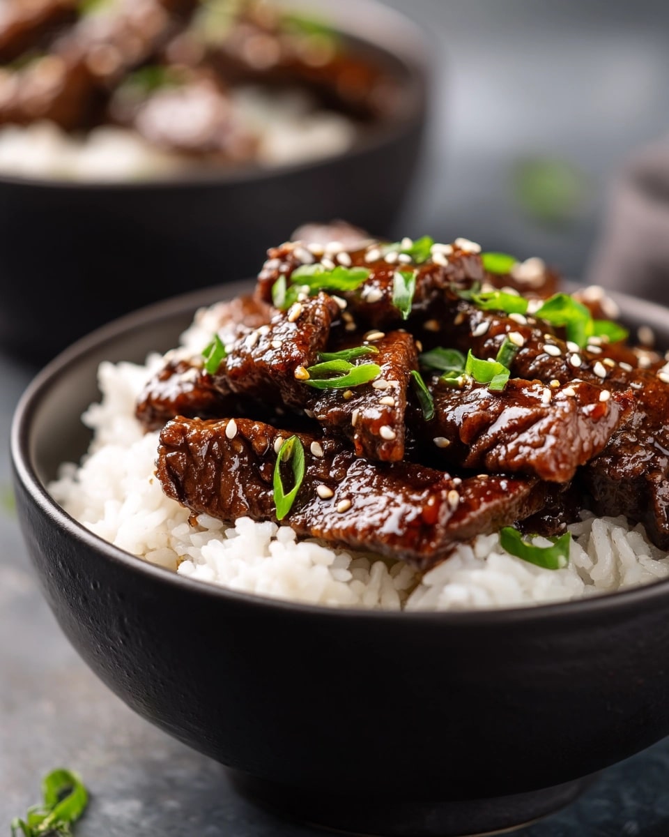 Korean BBQ Steak Rice Bowls Recipe - Recipe Image