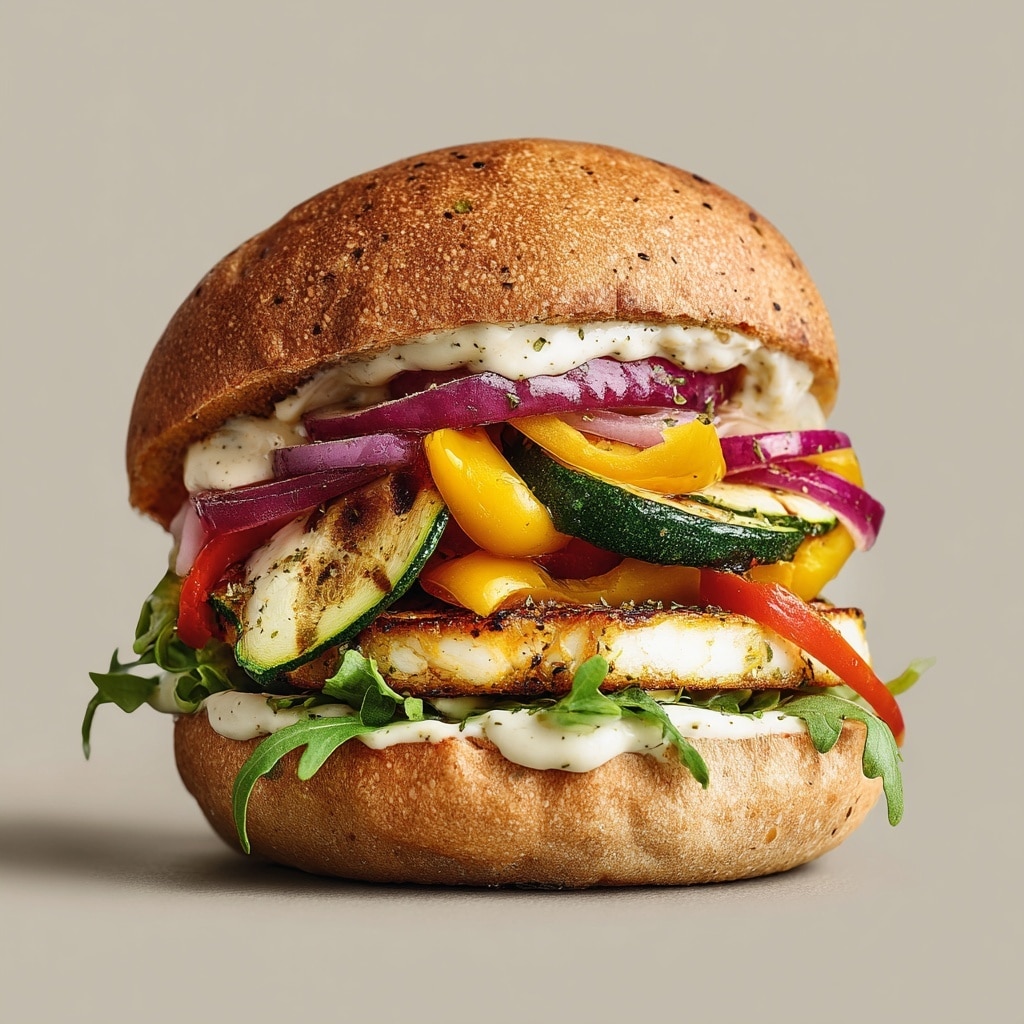 Delicious Vegan Burger with Plant-Based Patties Recipe - Recipe Image