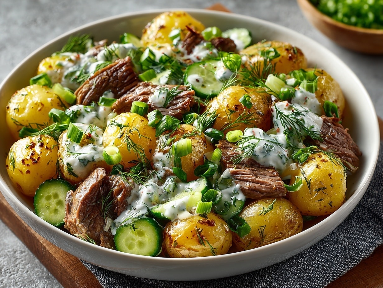 Steakhouse Potato Salad Recipe - Recipe Image