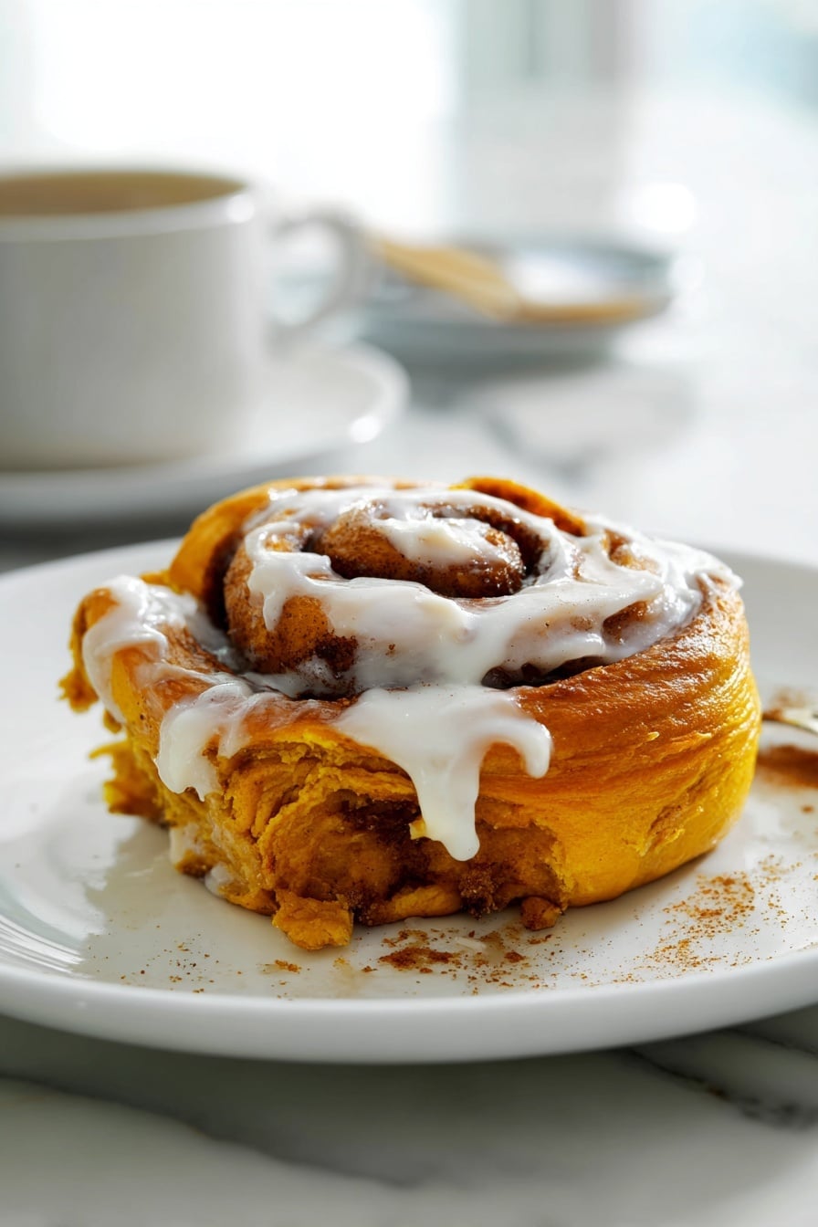 Pumpkin Cream Cheese Danish Recipe - Recipe Image