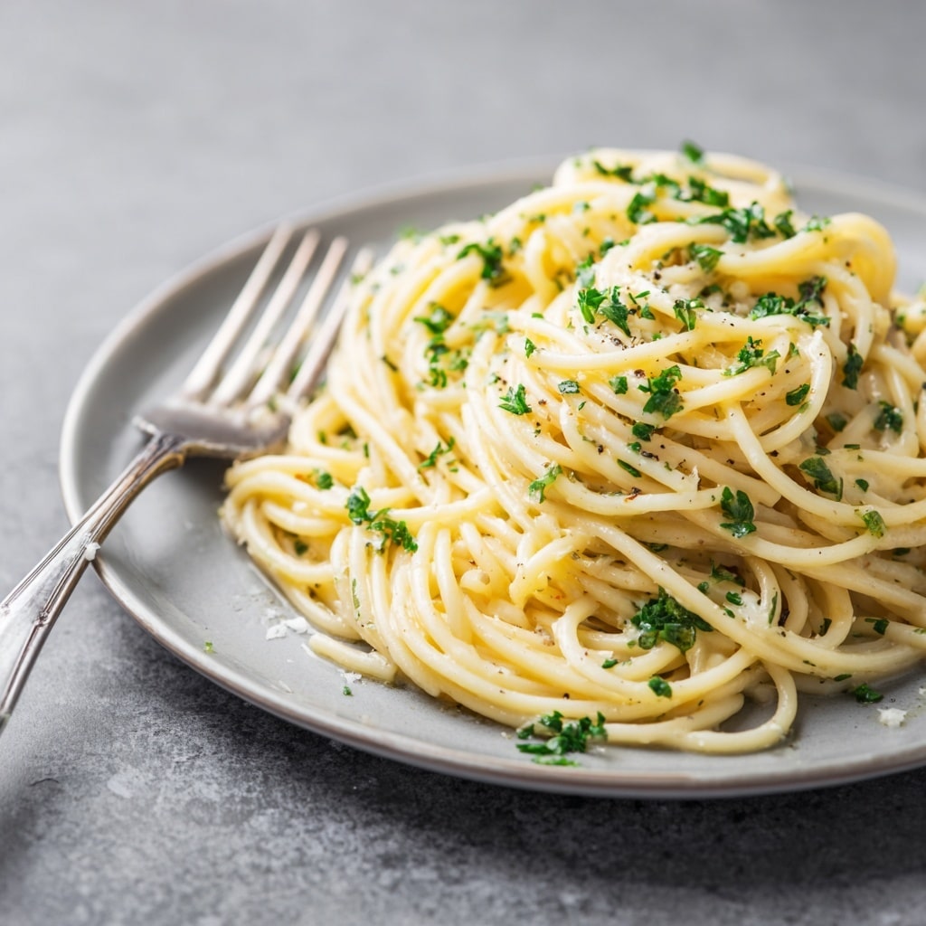 Garlic Butter Pasta Recipe - Recipe Image