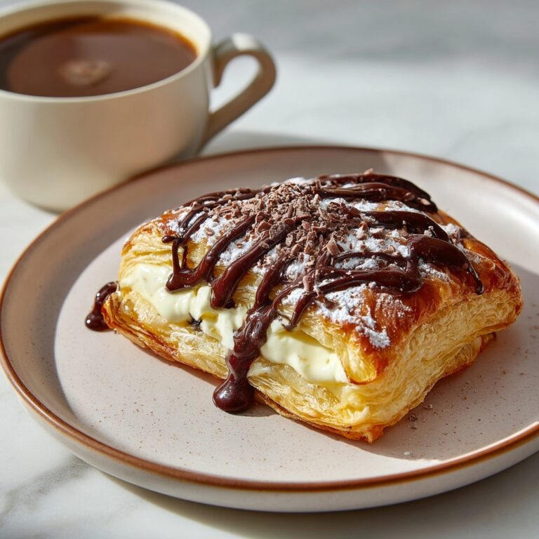 Chocolate Puff Pastry with Chocolate Spread Recipe