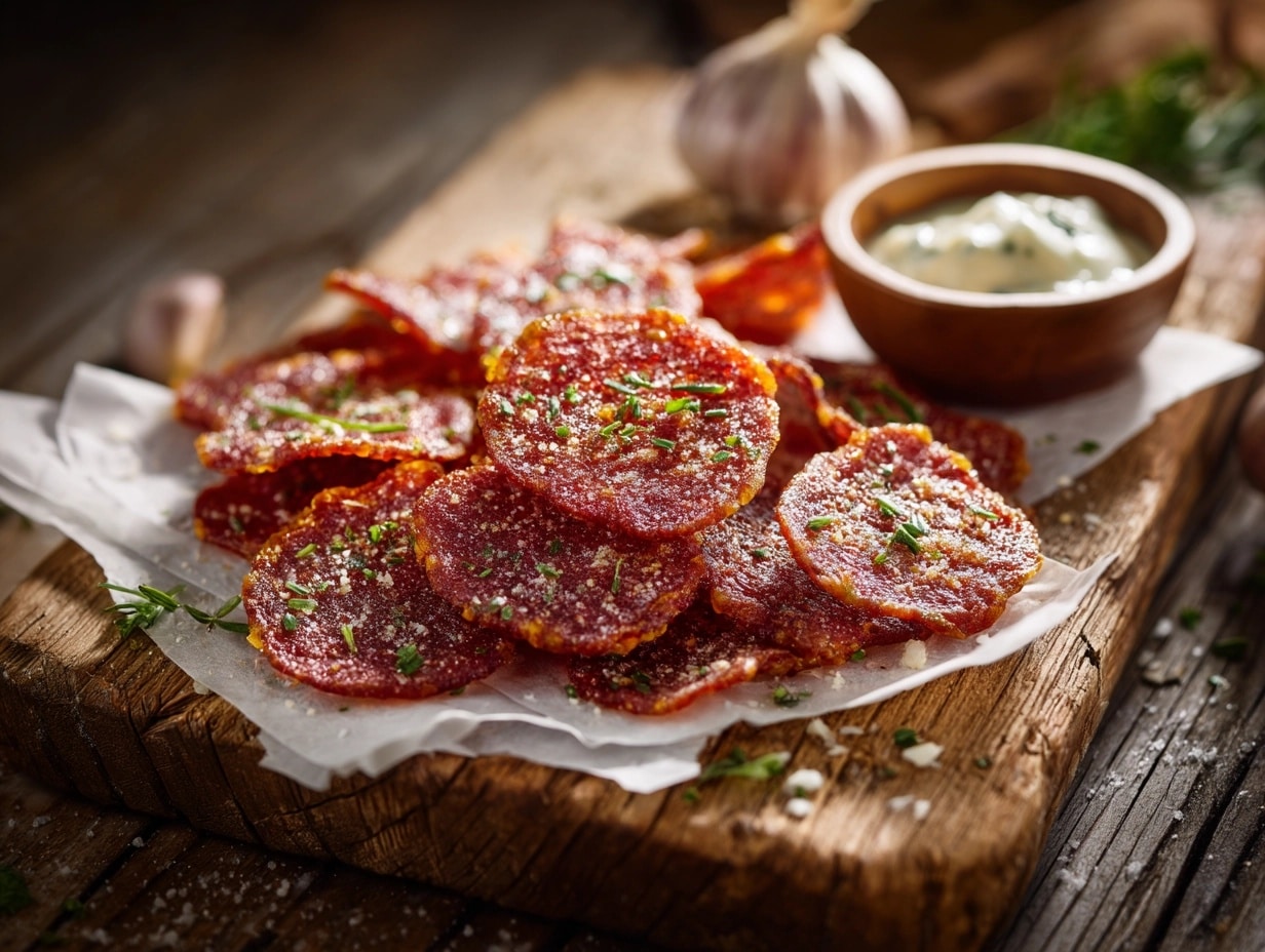 Crispy Air Fryer Beet Chips Recipe - Recipe Image