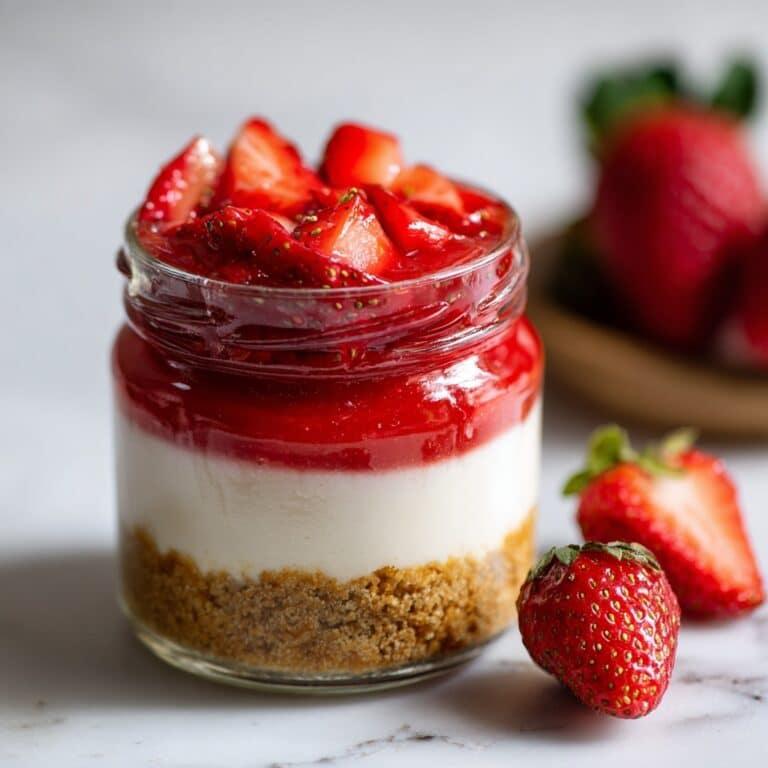 Strawberry Cheesecake Overnight Oats Recipe