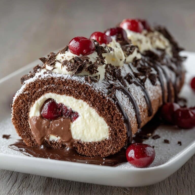Decadent Dubai Chocolate Roll Cake Recipe