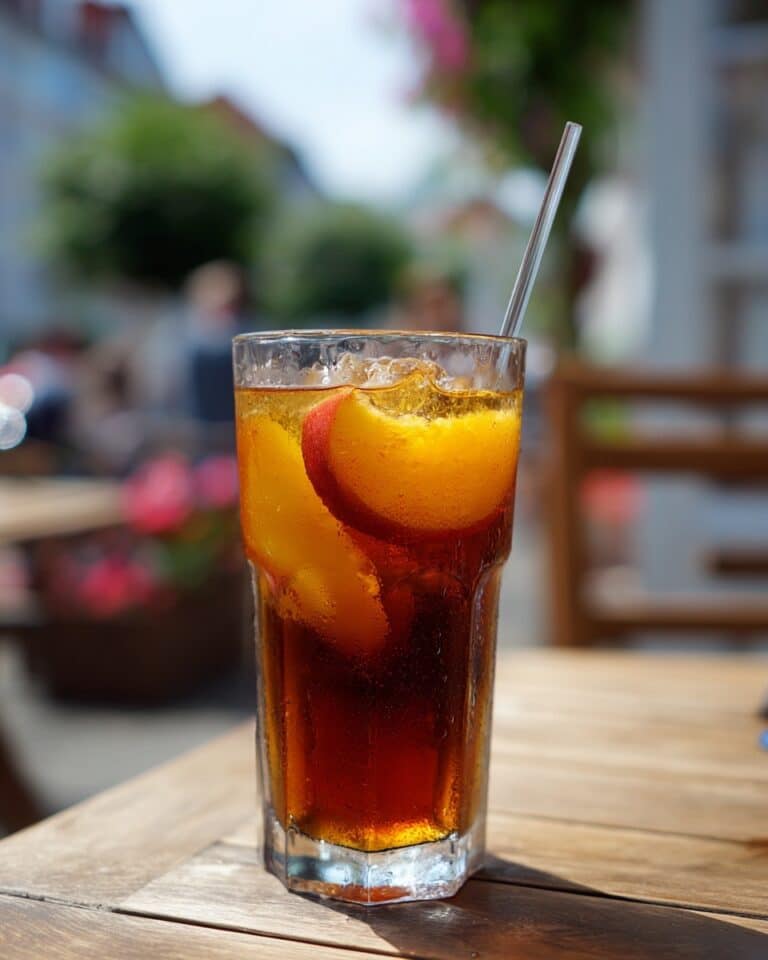 Easy Peach Iced Tea Recipe