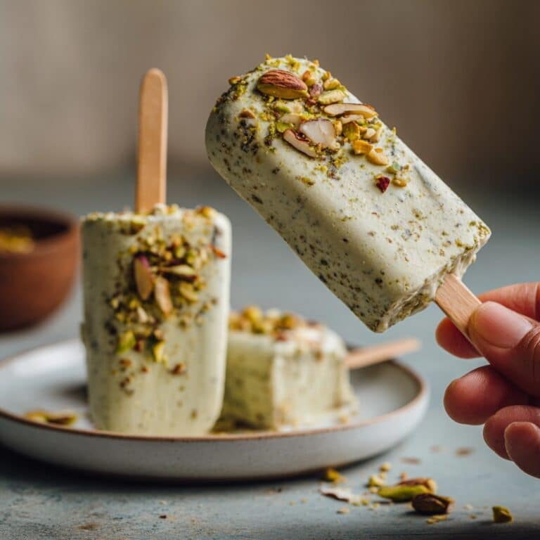 Creamy Avocado Ice Pops with a Chocolate Shell Recipe