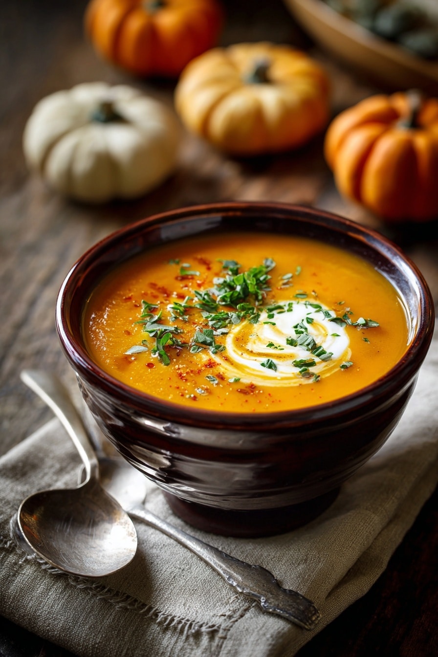 Creamy Pumpkin Soup Recipe - Recipe Image