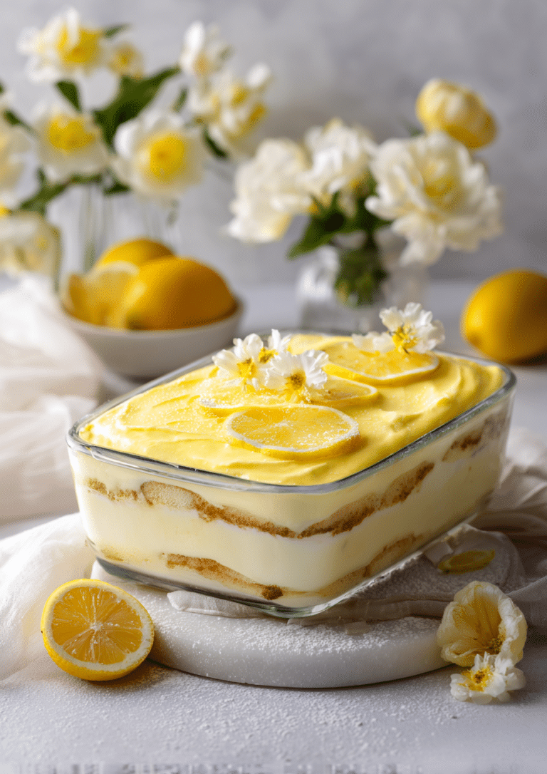 Easy Lemon Tiramisu Recipe