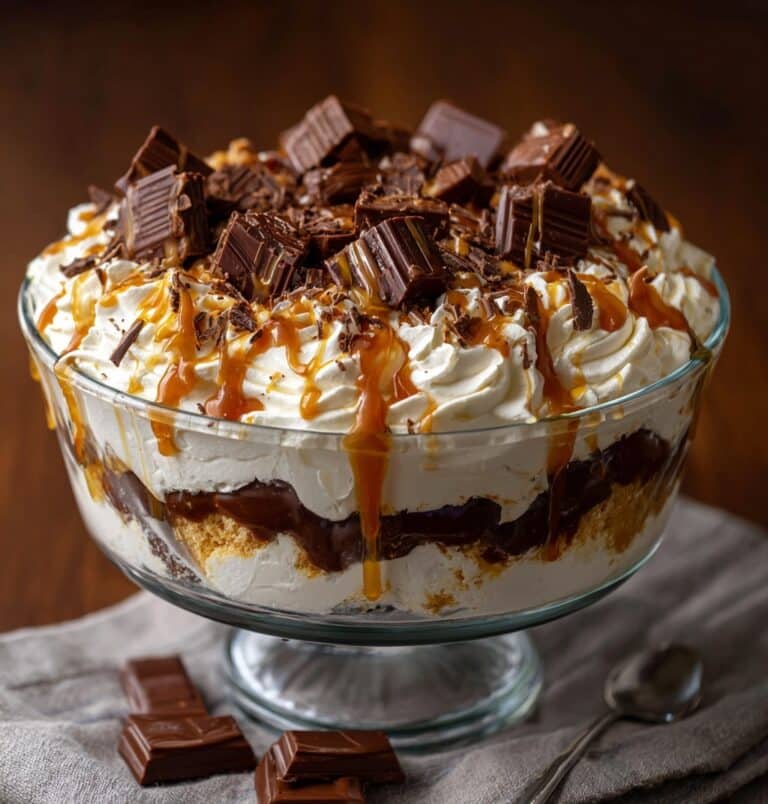 Chocolate Caramel Toffee Crunch Cake Recipe