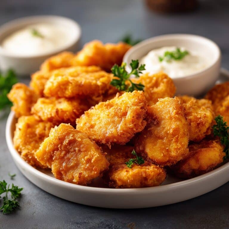 Crispy Catfish Nuggets with Cajun Dipping Sauce Recipe