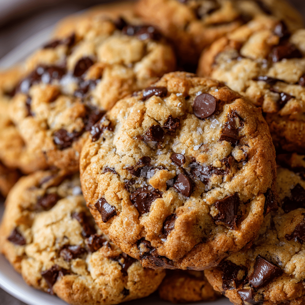 Ultra Thick Bakery Style Chocolate Chip Cookies Recipe - Recipe Image