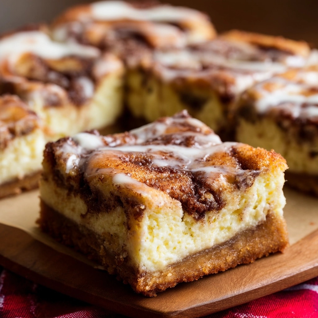 Cinnamon Roll Baked Oatmeal Squares: 10 Delicious Bites Recipe - Recipe Image