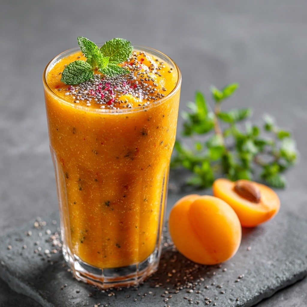 Fuyu Persimmon Smoothie with Almond Milk and Pumpkin Pie Spice Recipe - Recipe Image