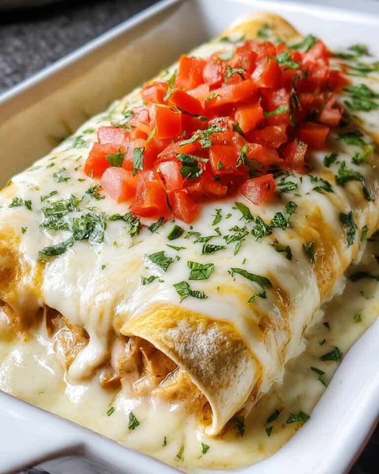Creamy Queso Chicken Enchiladas for Effortless Family Dinners Recipe