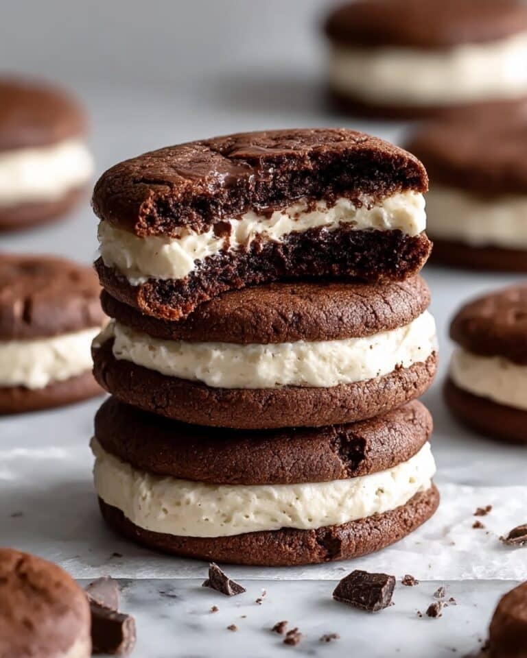 Brownie Cookie Sandwiches with Cookie Dough Buttercream Recipe