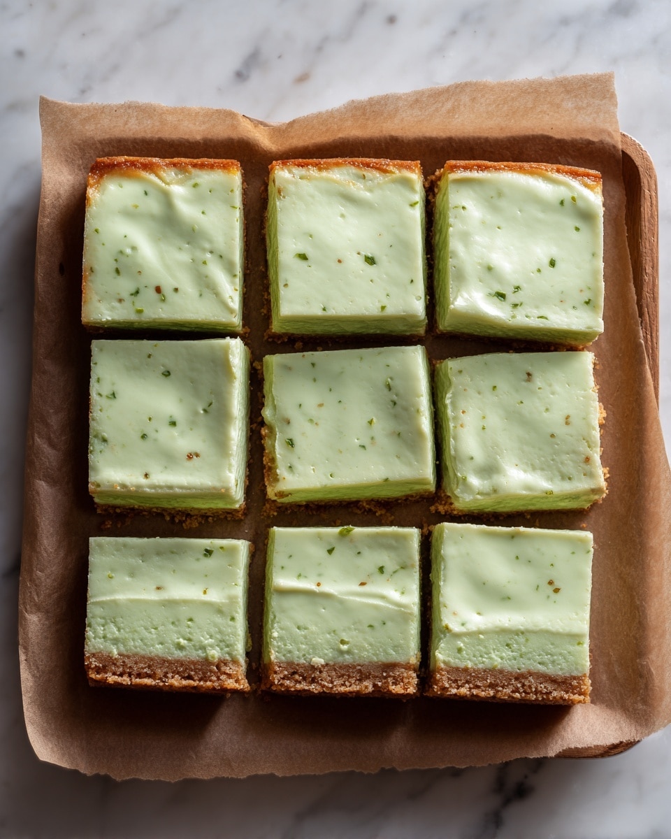 Pistachio Pudding Sugar Cookie Bars Recipe - Recipe Image