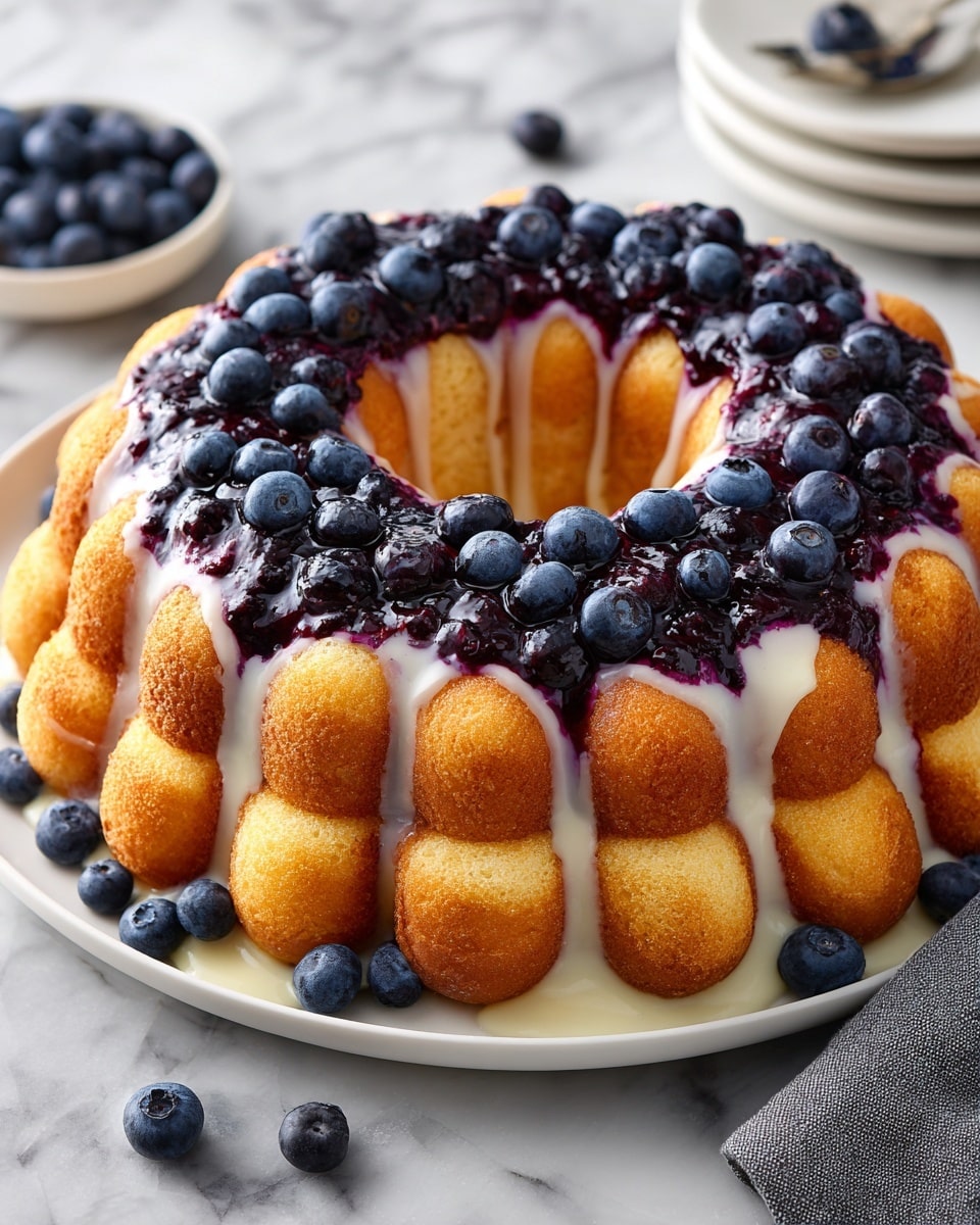 Blueberry Monkey Bread: A Cozy Sweet Treat for Any Gathering Recipe - Recipe Image