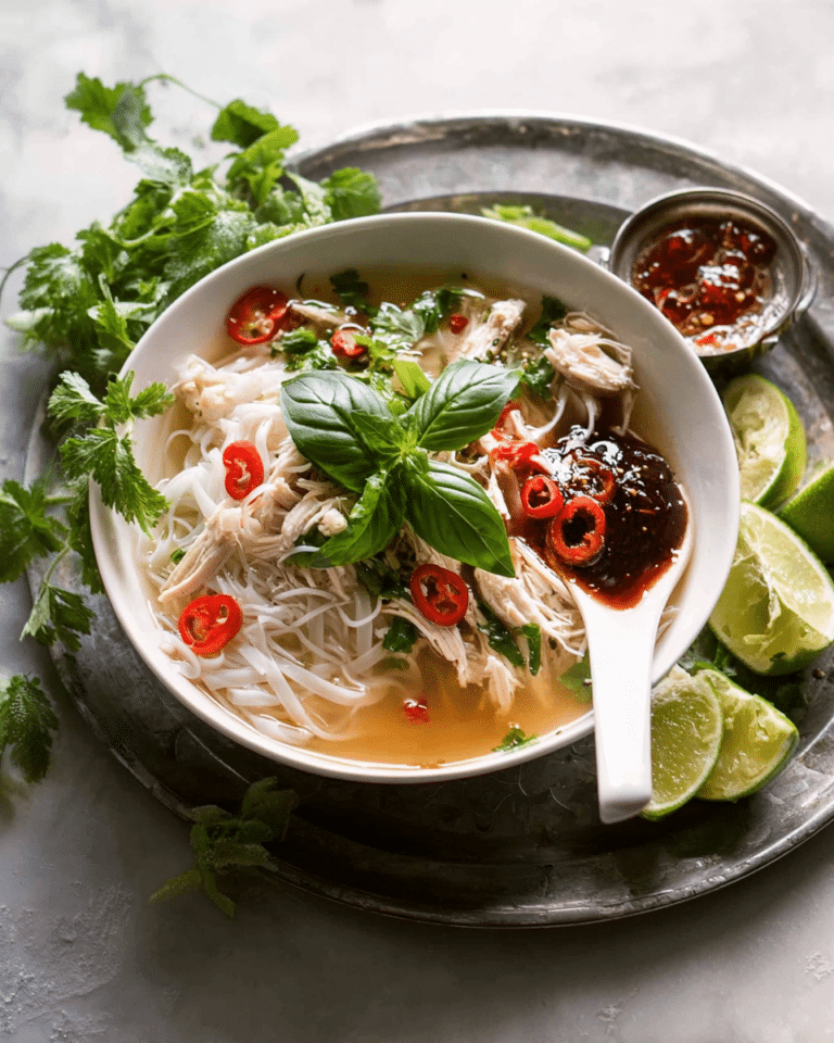 Vietnamese Chicken Pho Soup (Pho Ga) Recipe