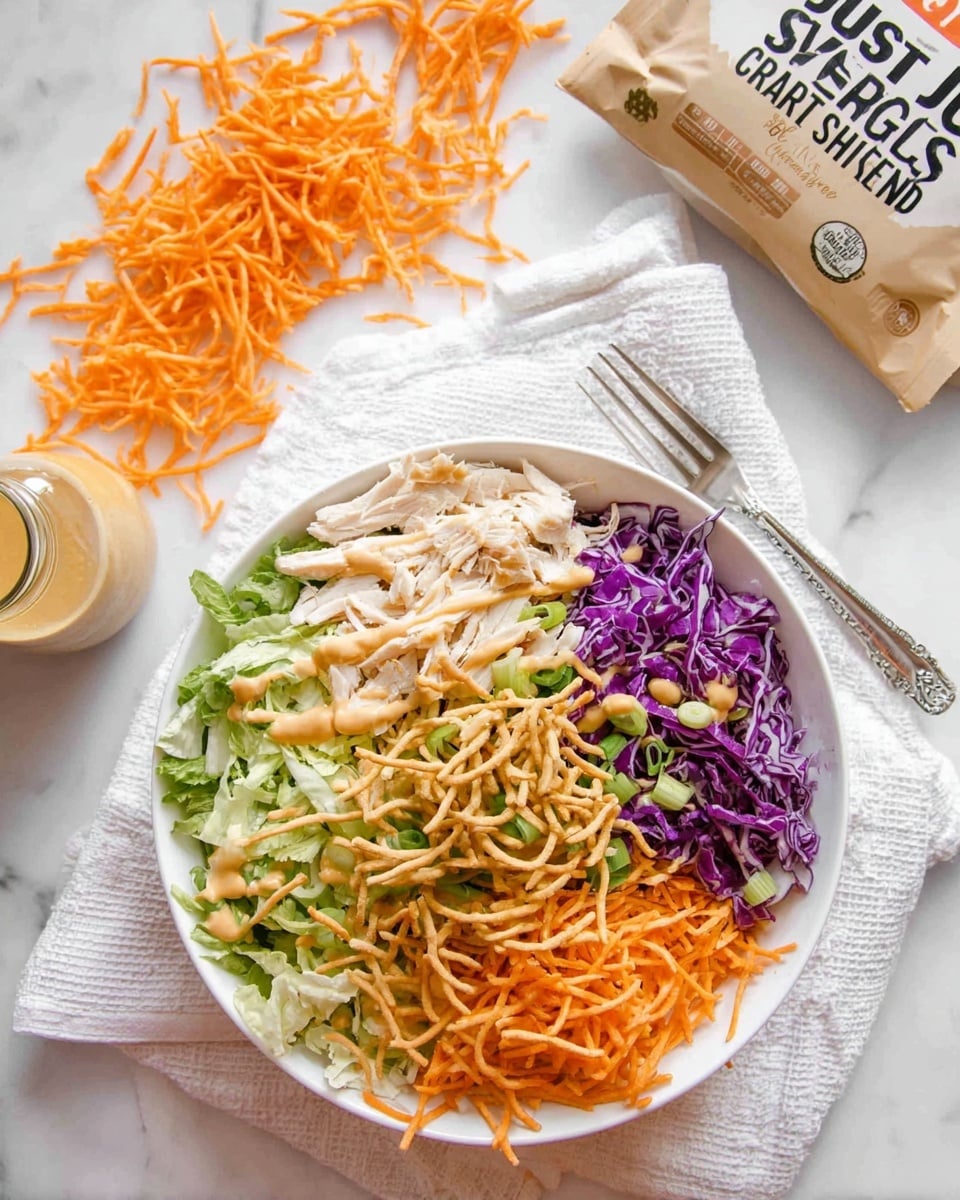 Chinese Chicken Salad with Asian Peanut Dressing Recipe - Recipe Image