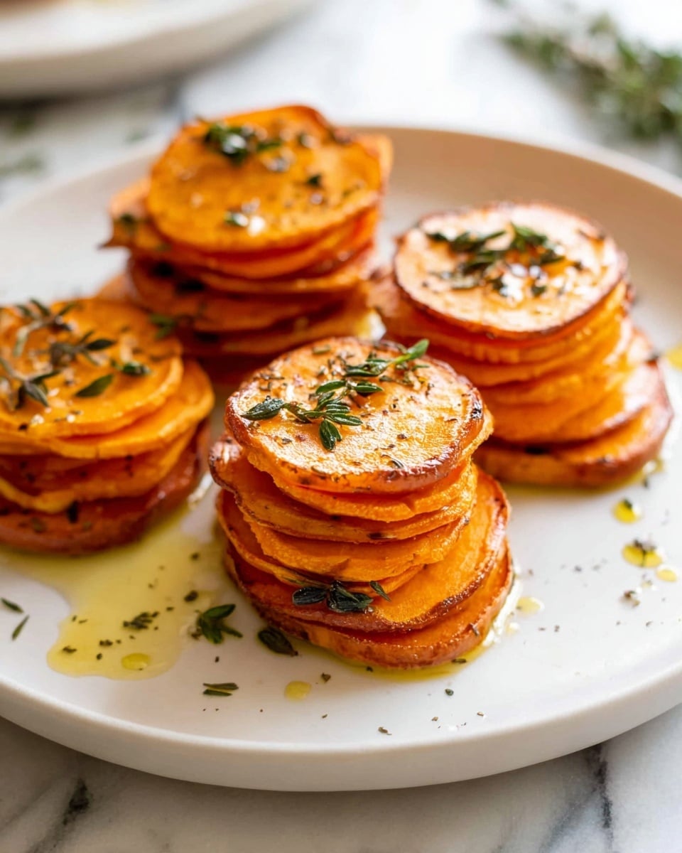 Roasted Sweet Potato Stacks Recipe - Recipe Image