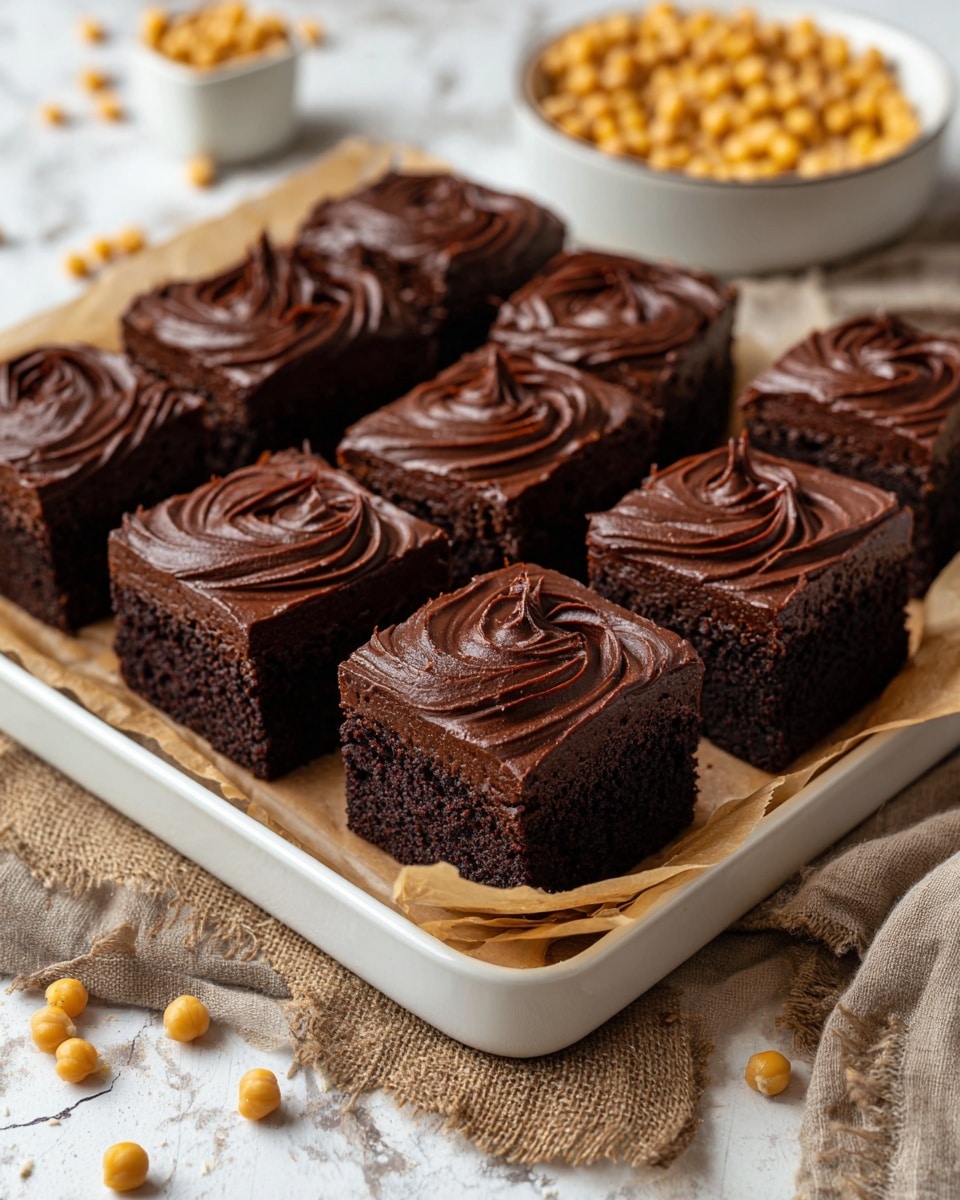 30-Minute Vegan Chickpea Brownies Recipe - Recipe Image