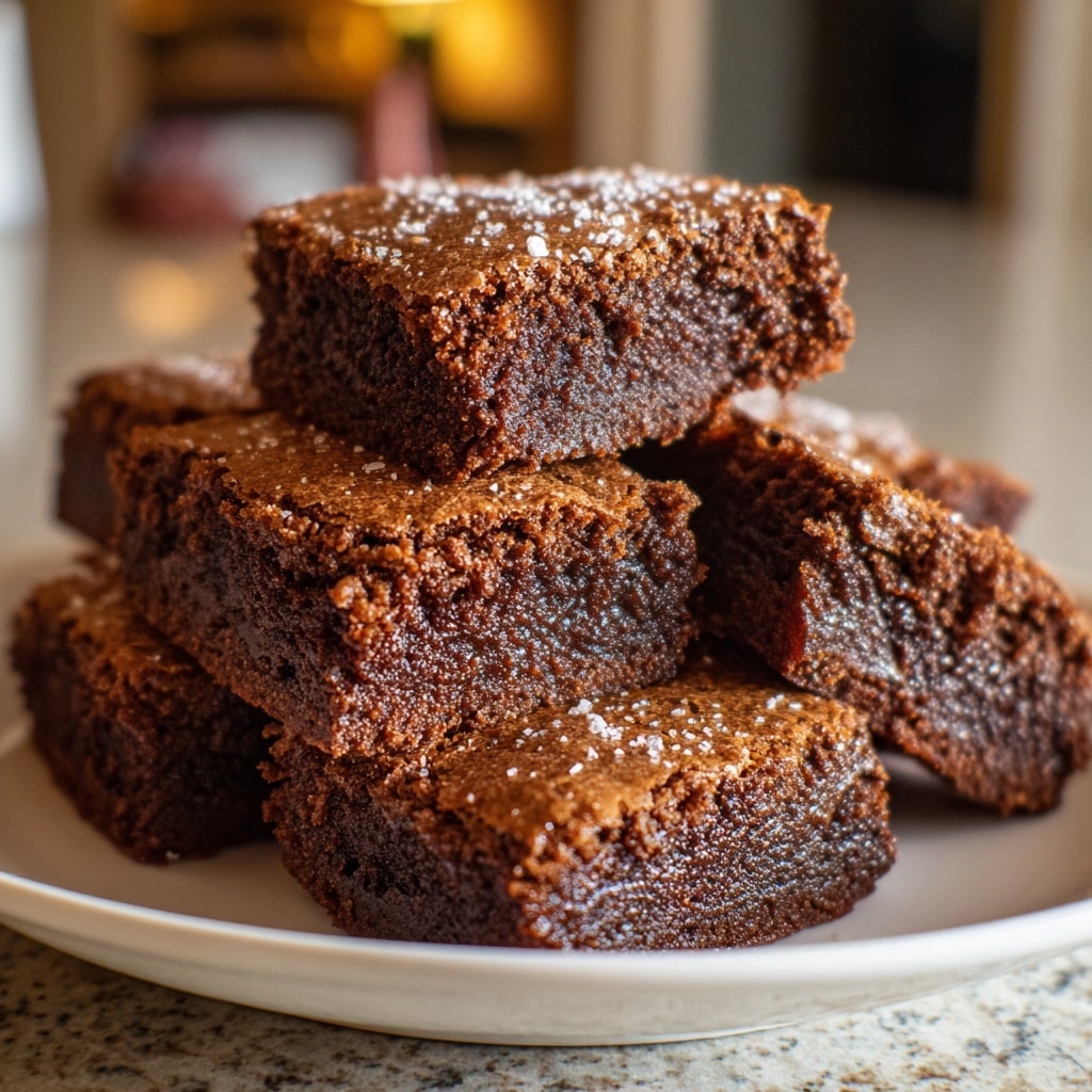 Frosted Gingerbread Brownies Recipe - Recipe Image