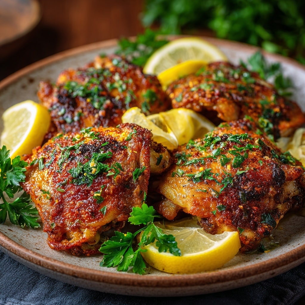 Best Crockpot Lemon Garlic Chicken Recipe - Recipe Image