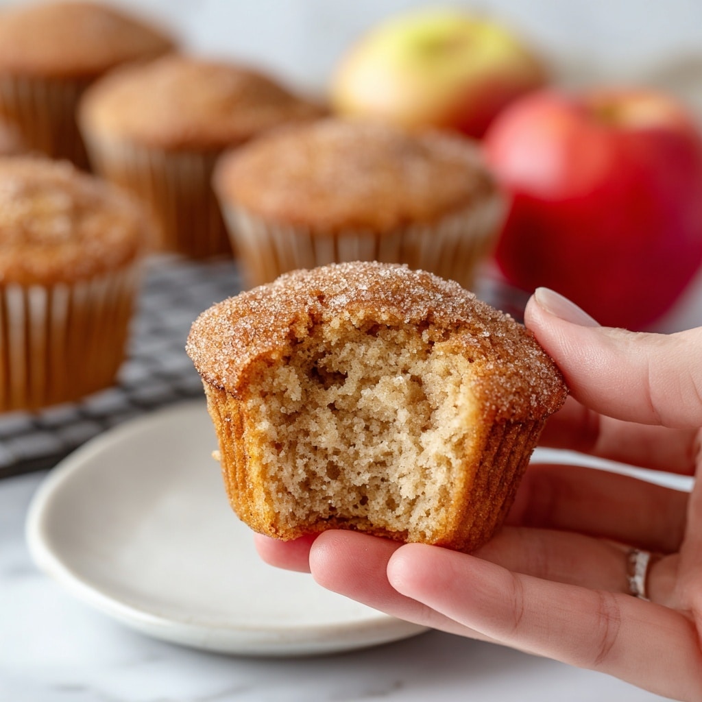 Mini Gluten Free Vegan Apple Muffins Recipe - Recipe Image