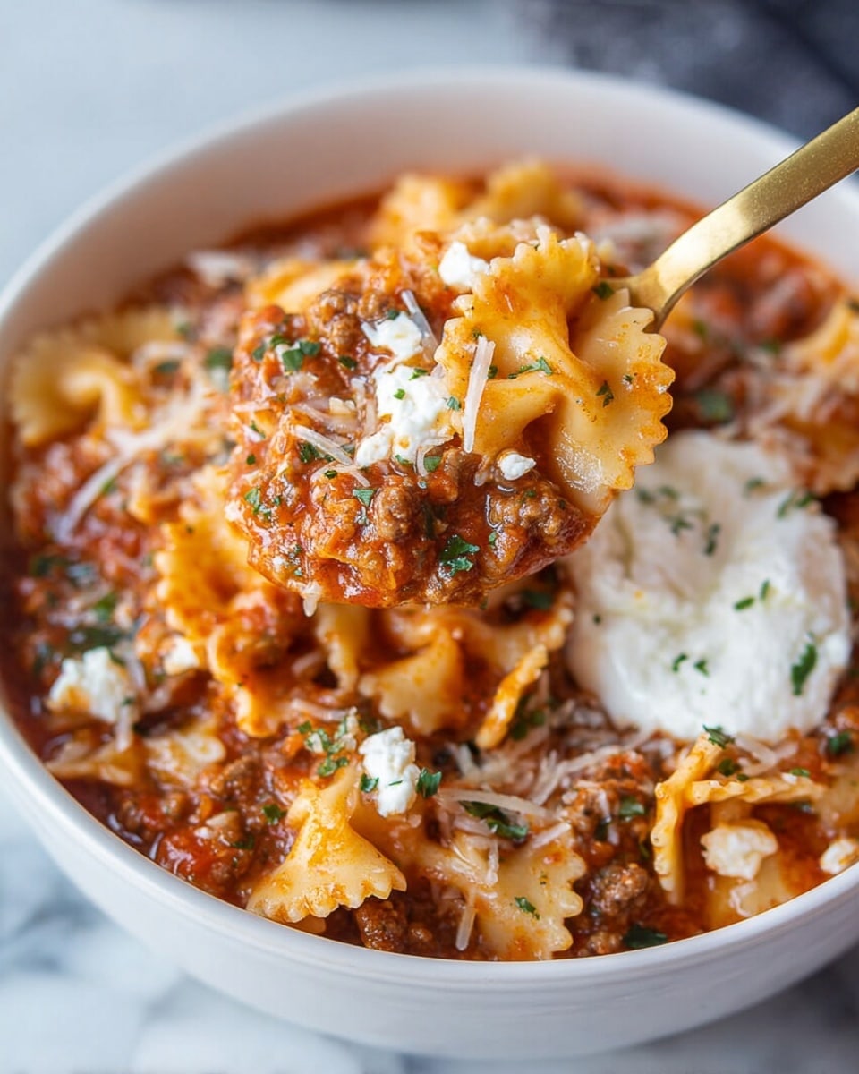 Easy Lasagna Soup Recipe - Recipe Image